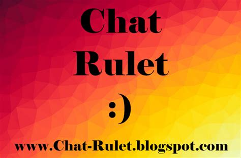 chat rulet|Chatroulette